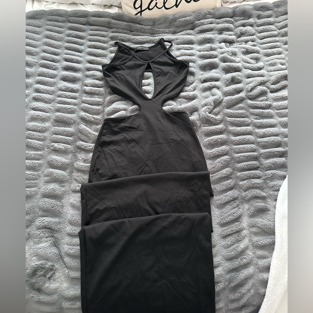 WHITE FOX black long dress